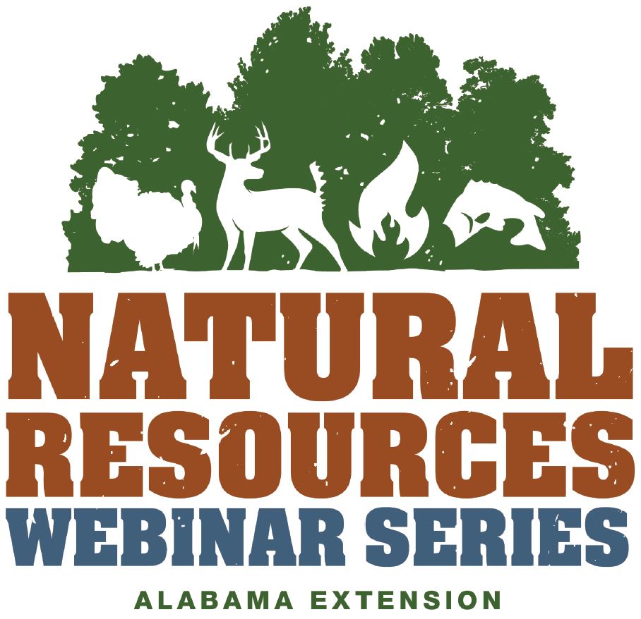 National Resources Webinar Series Alabama Extension logo