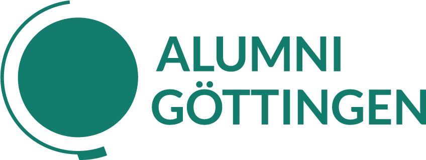 Alumni Goettingen logo with a green circle and part of another circle.